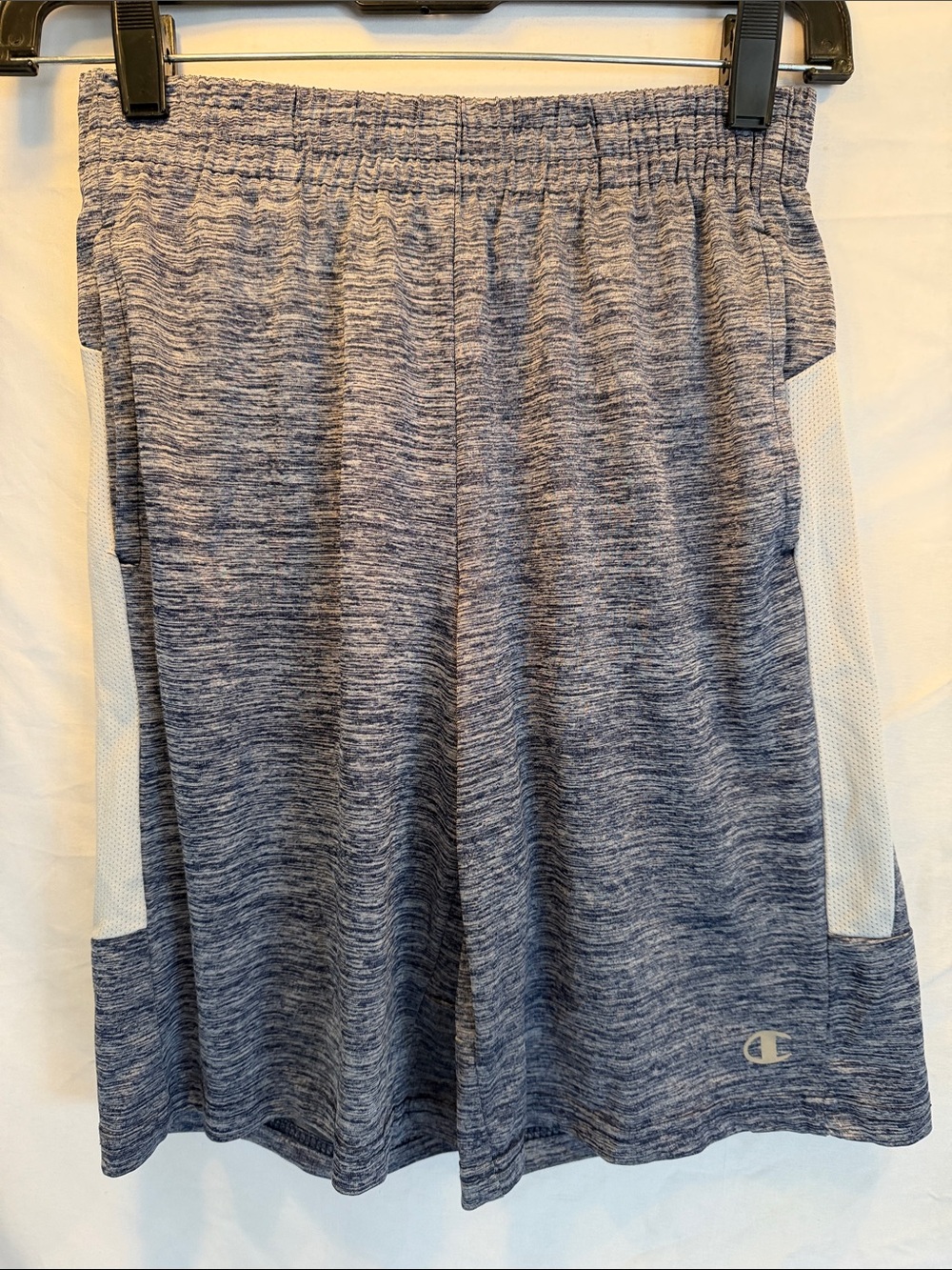 Champion Youth Heather Blue Athletic Shorts, SZ 10/12, 10” Inseam, (T1-359)